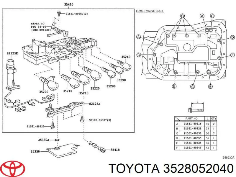 3528052040 Toyota соленоїд акпп