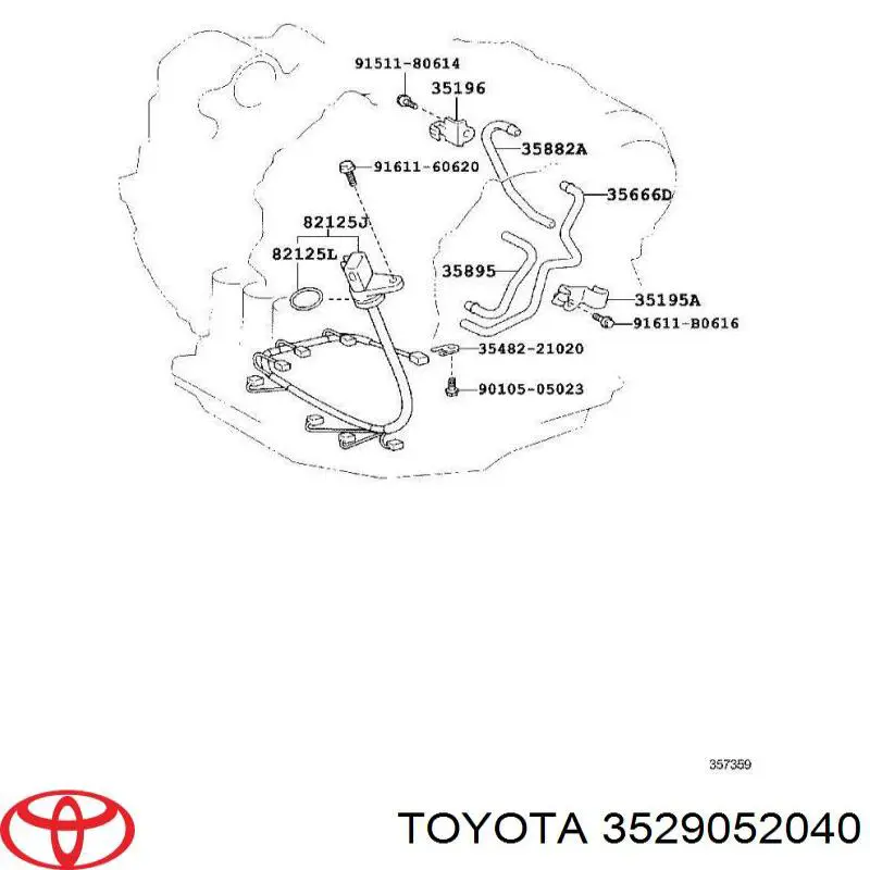 Соленоїд АКПП Toyota Corolla (E15) (Тойота Королла)