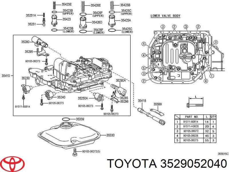 Соленоїд перемикання Toyota 3529052040 ціна, від 282.52 USD