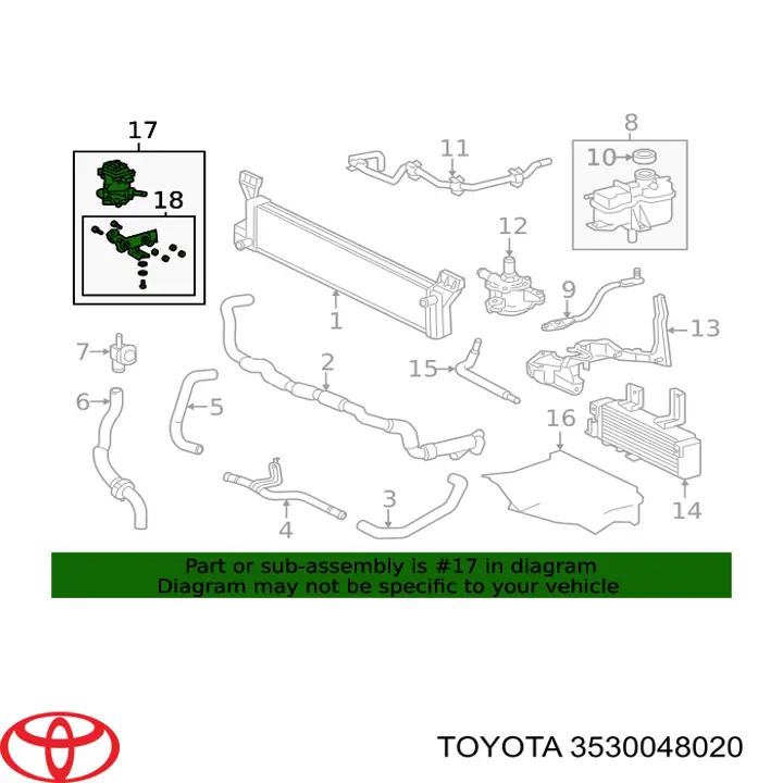 Насос масляний КПП Toyota 3530048020 ціна, від 138.24 USD
