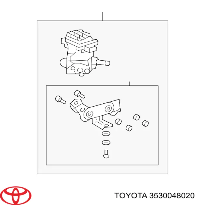 Купити 3530048020 Toyota Насос масляний АКПП