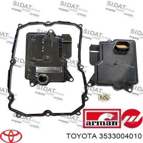 Сервісний комплект для заміни масла АКПП Toyota 3533004010 ціна, від 35.13 USD