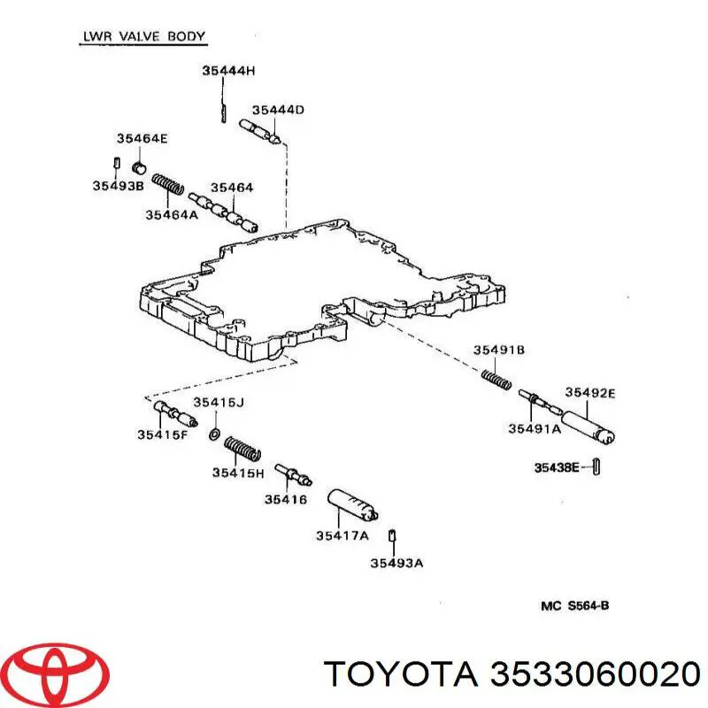 Фільтр АКПП Toyota Land Cruiser 80 (J8) (Тойота Ленд крузер)