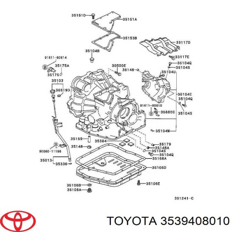 Магніт АКПП Toyota 3539408010 ціна, від 4.44 USD