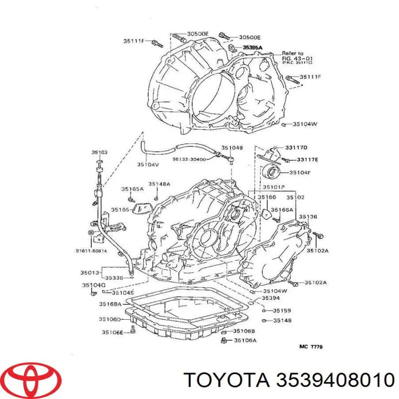 Купити 3539408010 Toyota Магніт АКПП