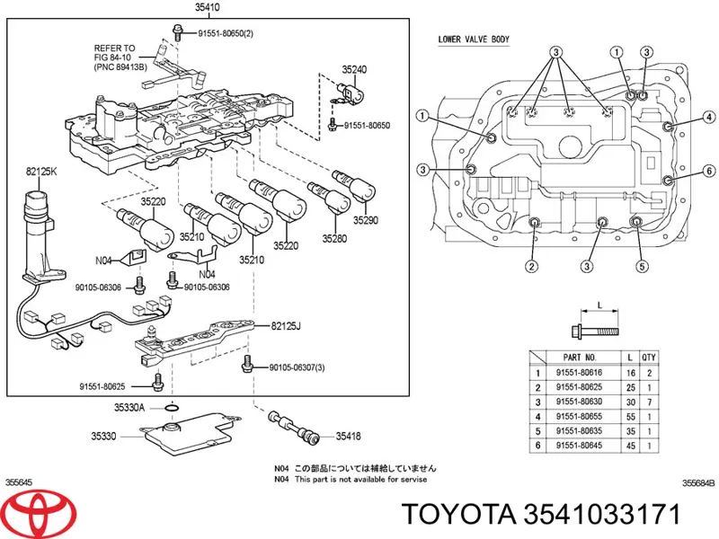 Блок клапанів АКПП Toyota RAV4 3 (A3) (Тойота Рав4)