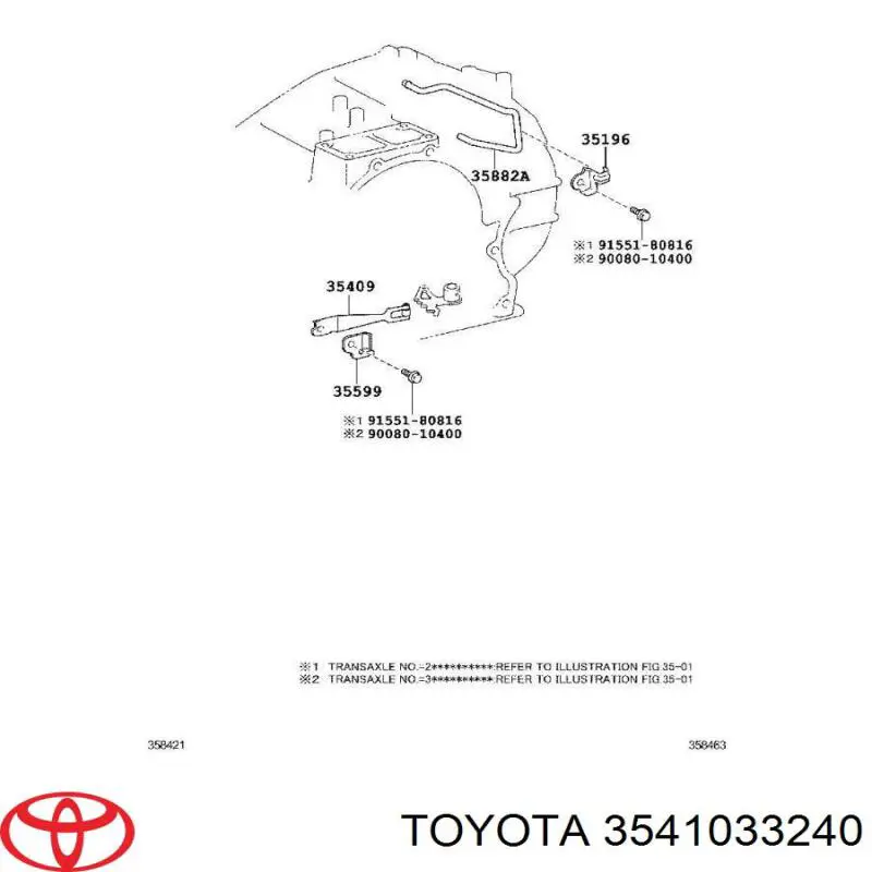 Блок клапанів АКПП Toyota 3541033240 ціна, від  USD