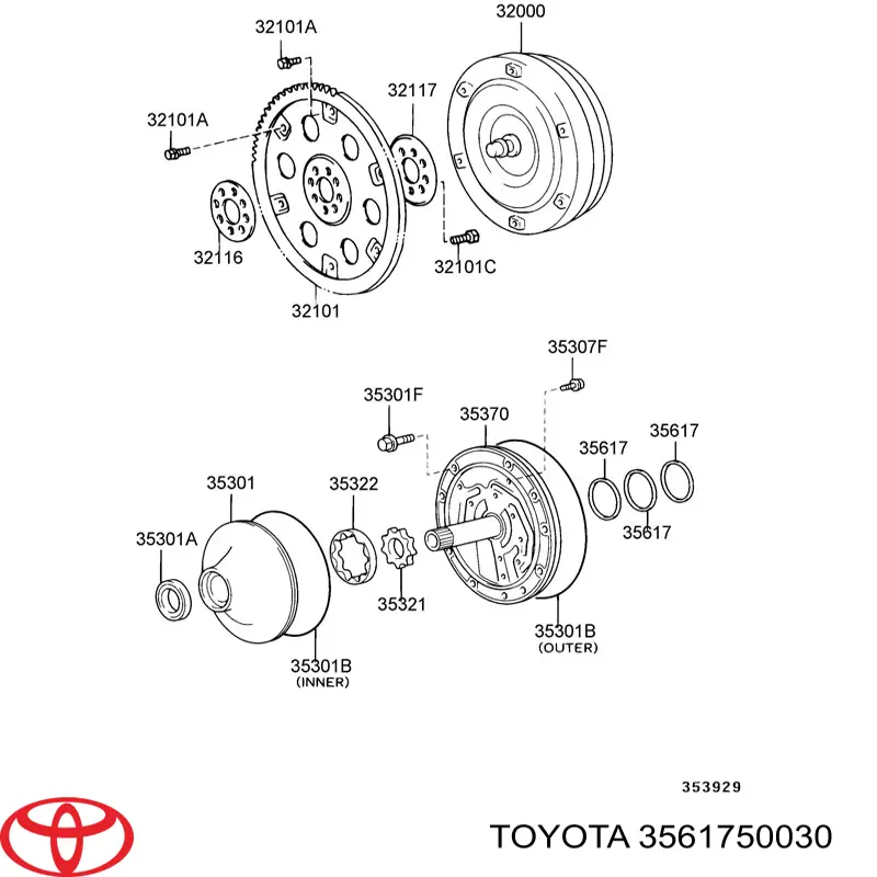 3561750030 Toyota 
