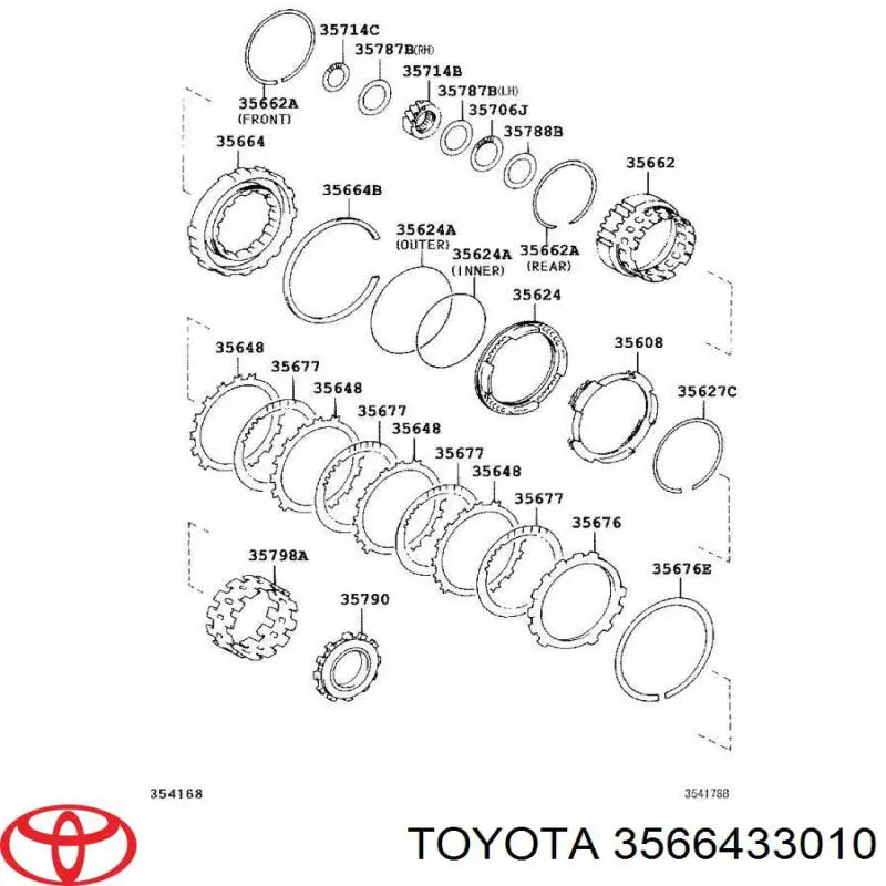 3566433010 Toyota 