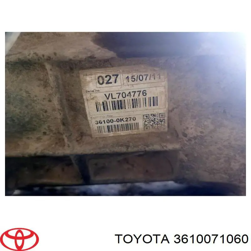 3610071060 Toyota Раздатка (коробка роздавальна)
