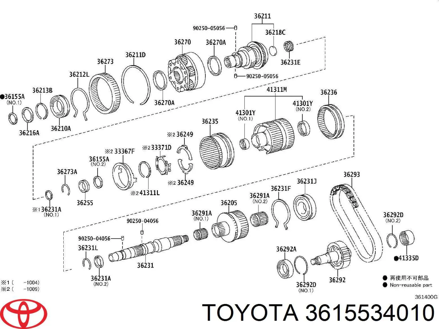  3615534010 Toyota