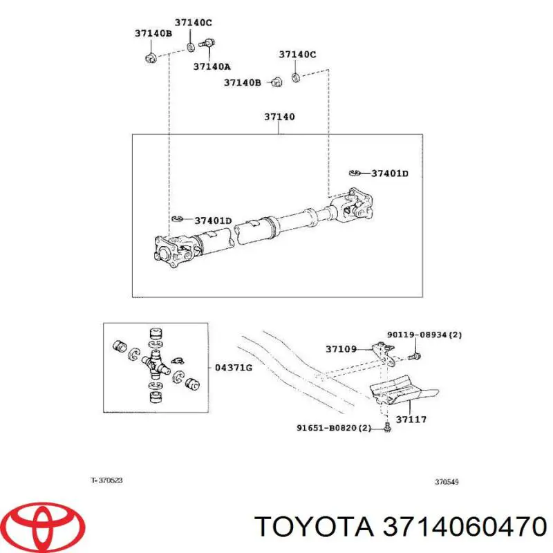  3714060470 Toyota