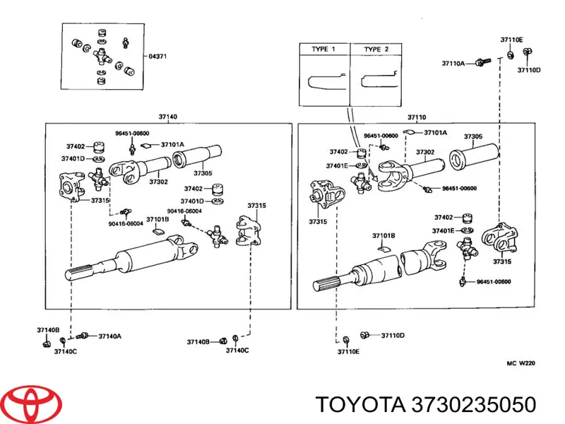  Toyota 3730235050 ціна, від 69.66 USD