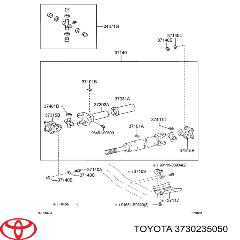 3730235050 Toyota 