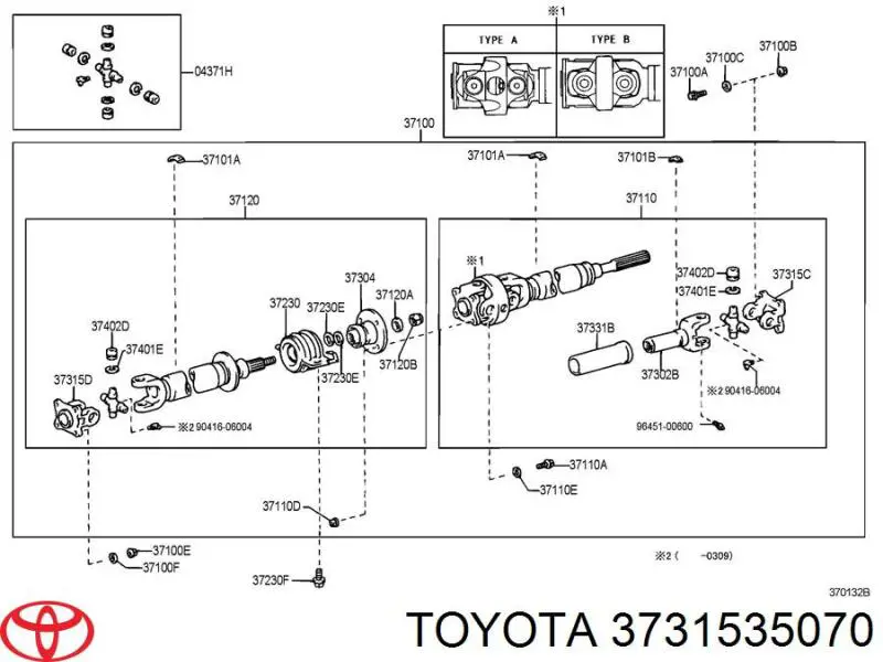  3731535070 Toyota