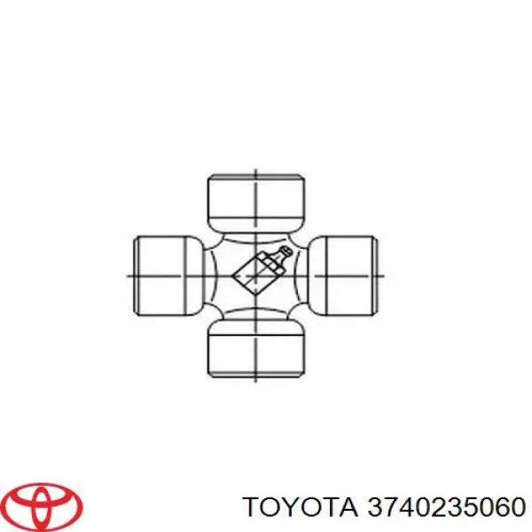 Хрестовина карданного валу 3740235060 Toyota