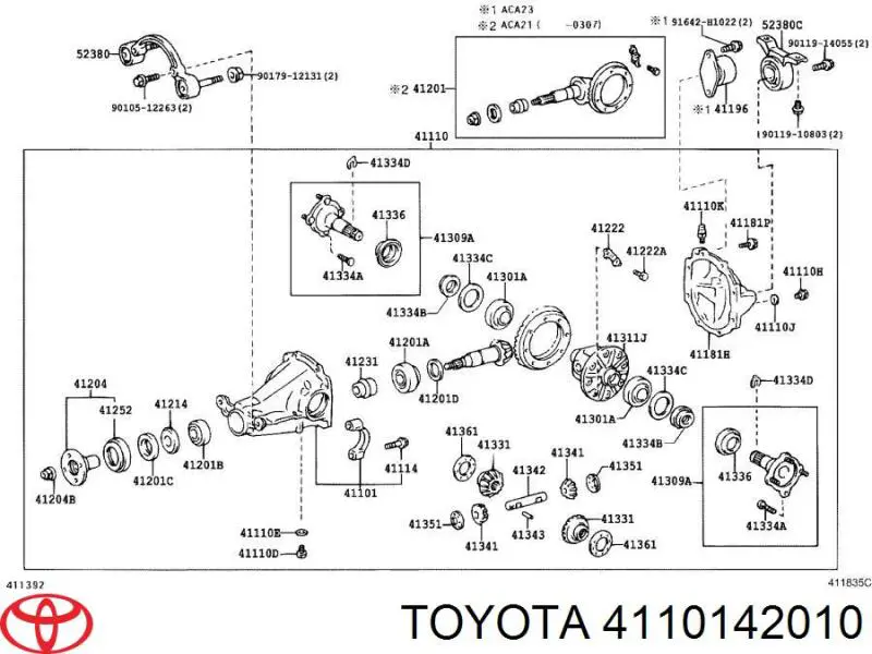 Toyota 4110142010 ціна, від 177.17 USD