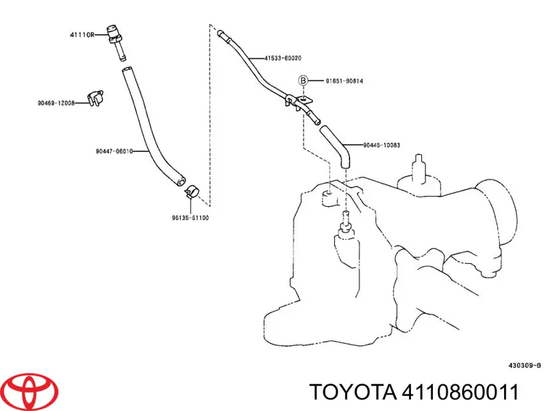  Toyota 4110860011 ціна, від 127.82 USD
