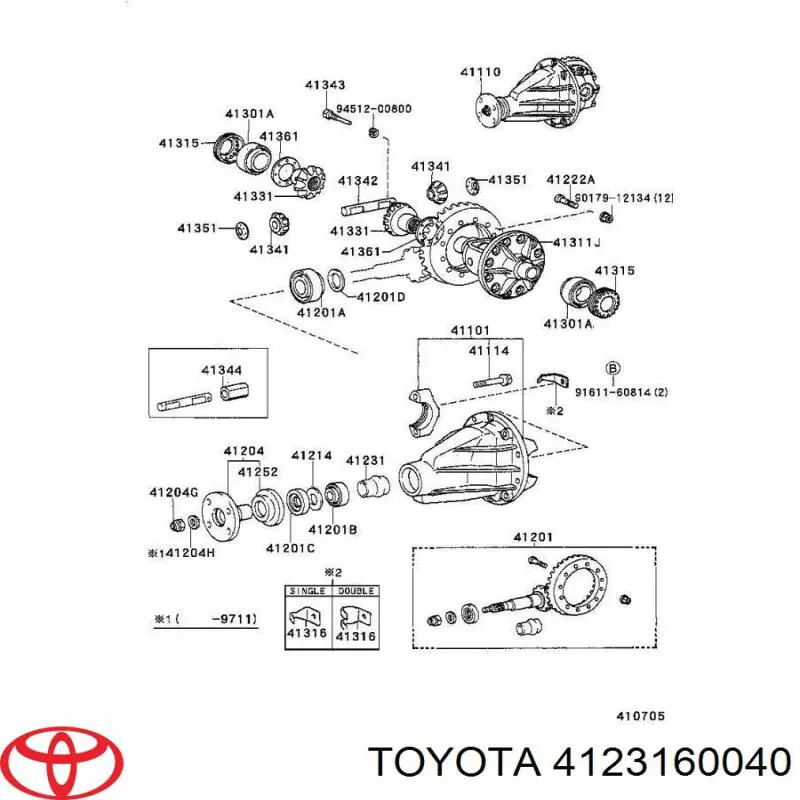  Toyota 4123160040 ціна, від 11.31 USD