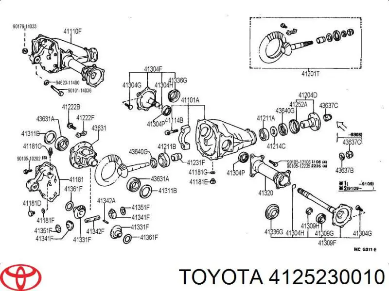  4125230010 Toyota