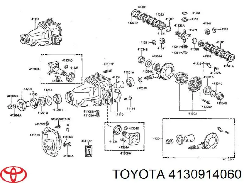 4130914060 Toyota 