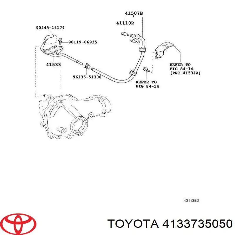  Toyota 4133735050 ціна, від 119.52 USD