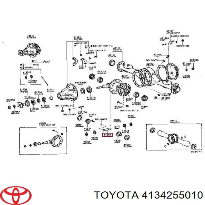 4134255010 Toyota 
