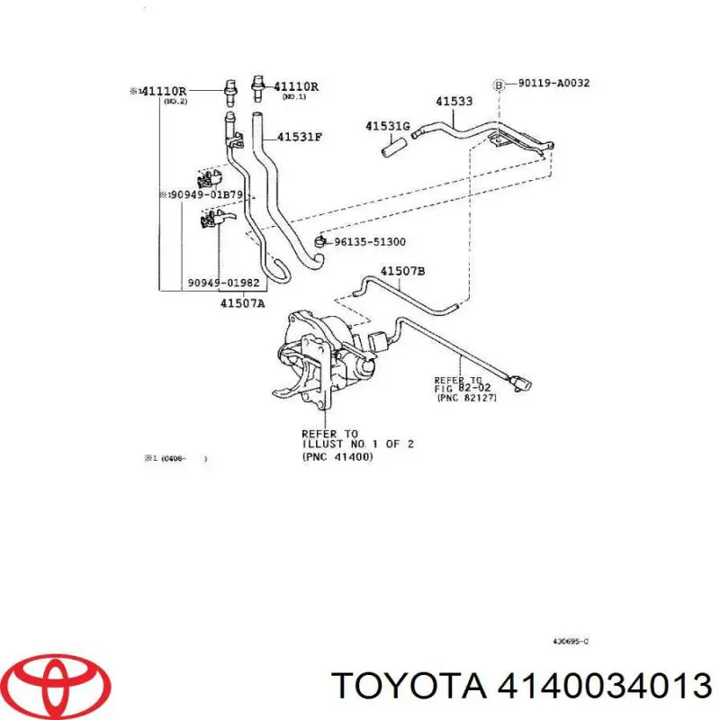  Toyota 4140034013 ціна, від 296.05 USD