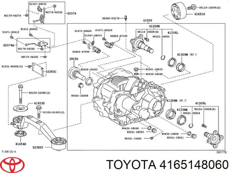 4165148060 Toyota 