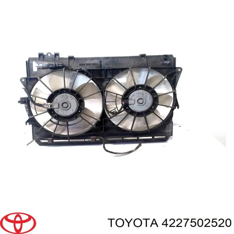 Купити 4227502520 Toyota Дифузор радіатора охолодження, в зборі з двигуном і крильчаткою