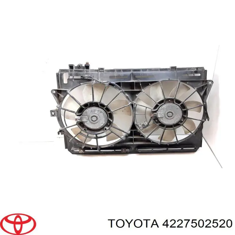Дифузор радіатора охолодження, в зборі з двигуном і крильчаткою Toyota 4227502520 ціна, від 66.30 USD