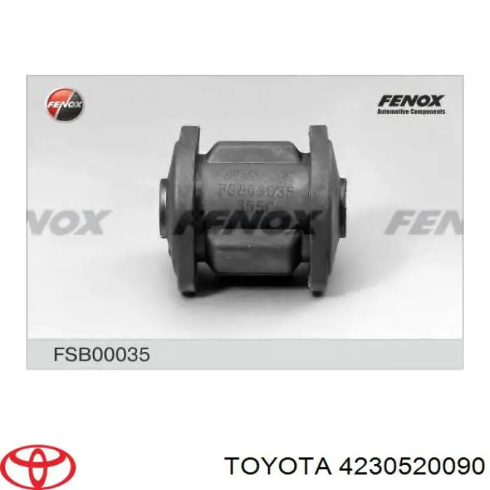 Цапфа - поворотний кулак задній, лівий 4230506020 Toyota