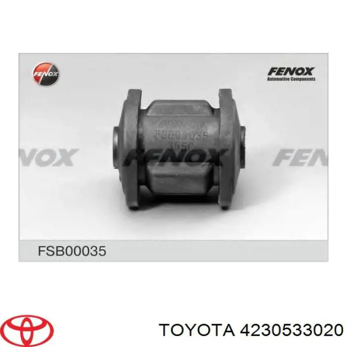Цапфа - поворотний кулак задній, лівий 4230533020 Toyota