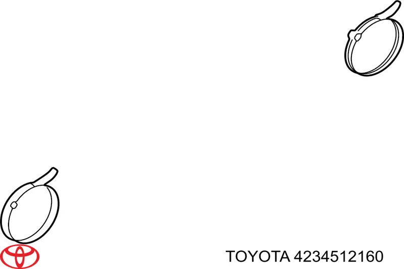4234512160 Toyota Хомут пильовика ШРКШа, універсальний