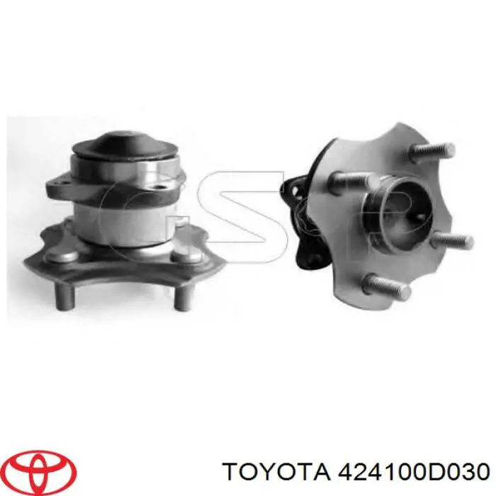 Маточини задніх коліс Toyota 424100D030 ціна, від 41.04 USD