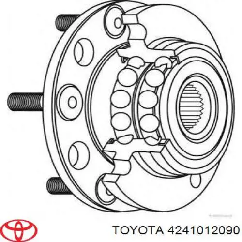 4241012090 Toyota Маточина задня
