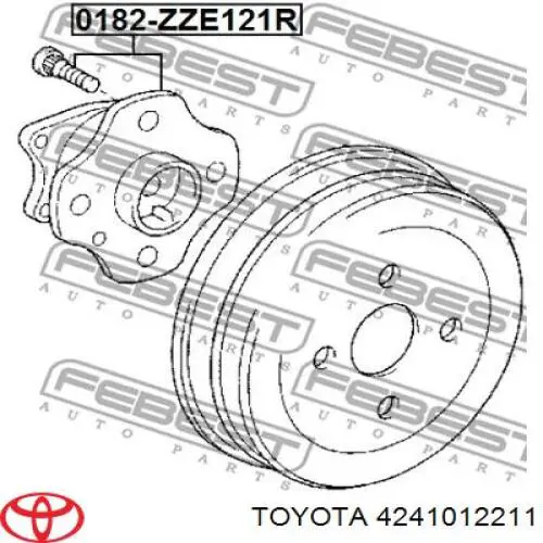4241012211 Toyota маточина задня