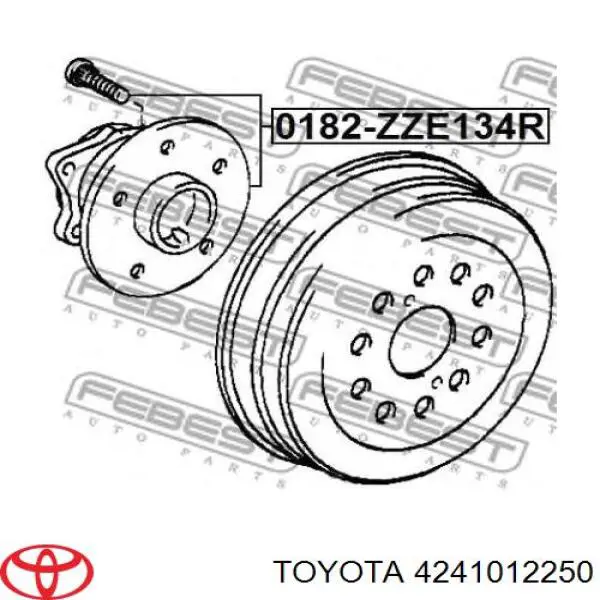 Купити 4241012250 Toyota Підшипник ступиці колеса