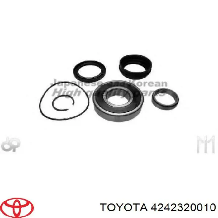 4242320010 Toyota кільце стопорне підшипника задньої піввісі