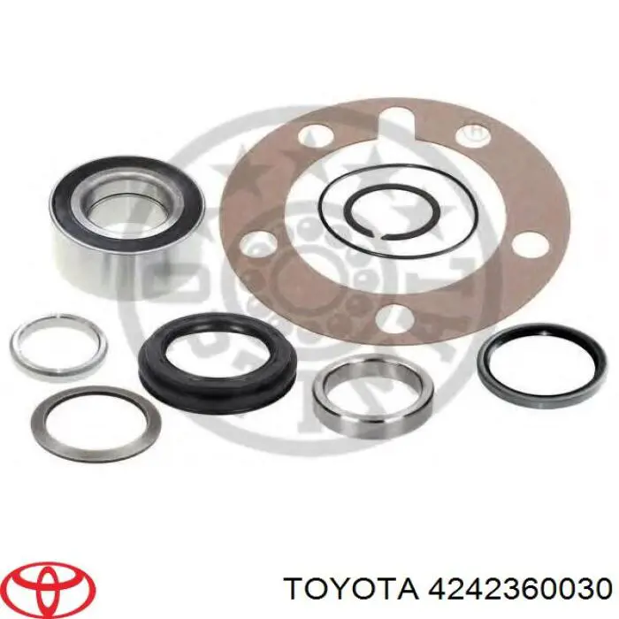 Купити 4242360030 Toyota Кільце стопорне підшипника задньої піввісі