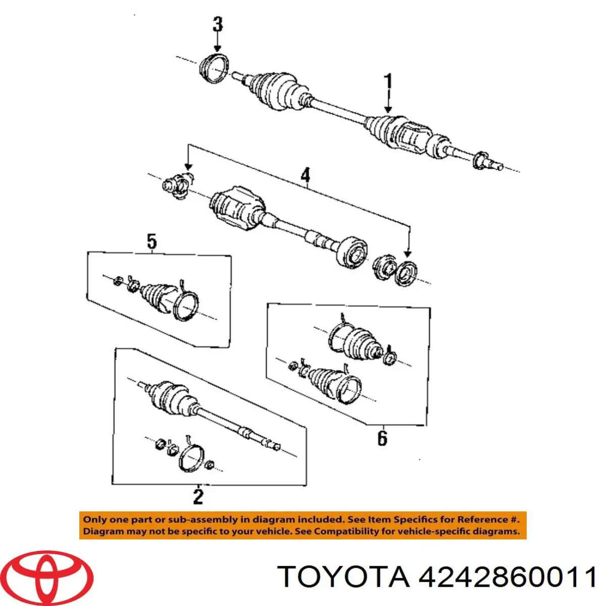 4242860011 Toyota 