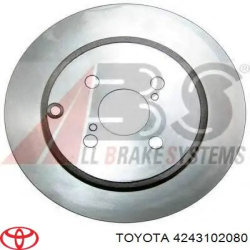 Задні дискові гальма Toyota 4243102080 ціна, від 29.66 USD
