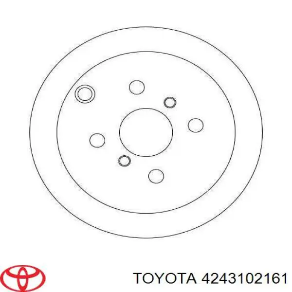 4243102161 Toyota Дискові гальма