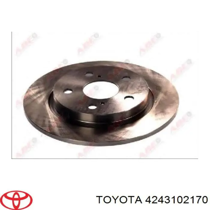 Купити 4243102170 Toyota Диск заднього гальма