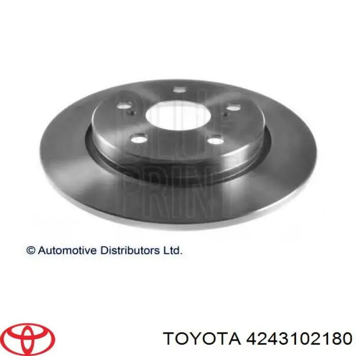 Диск гальмівний задній Toyota 4243102180
