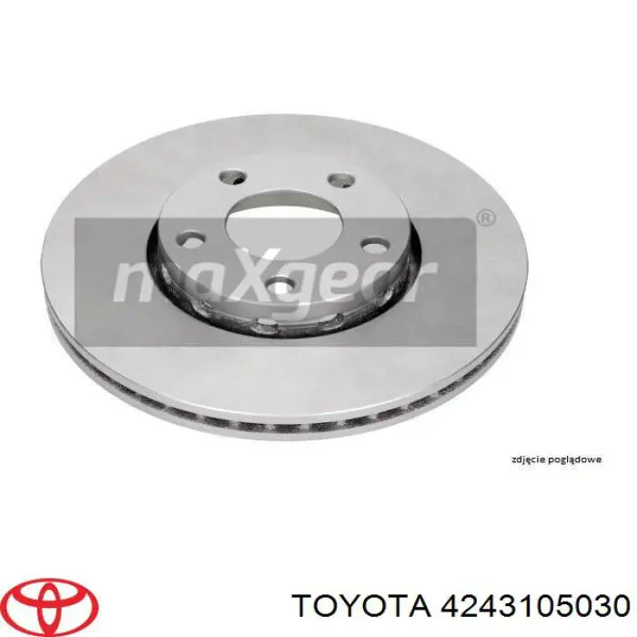 Купити 4243105030 Toyota Диск заднього гальма