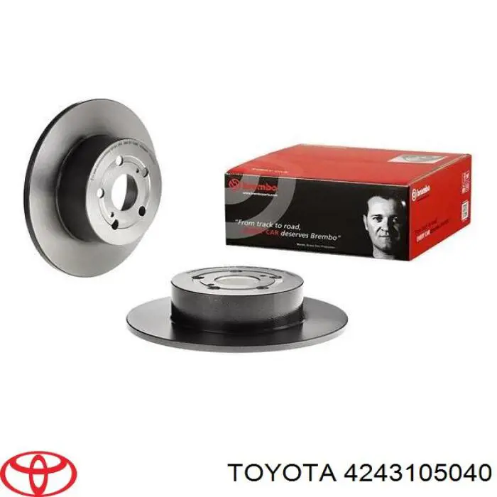 Задні дискові гальма Toyota 4243105040 ціна, від 27.98 USD