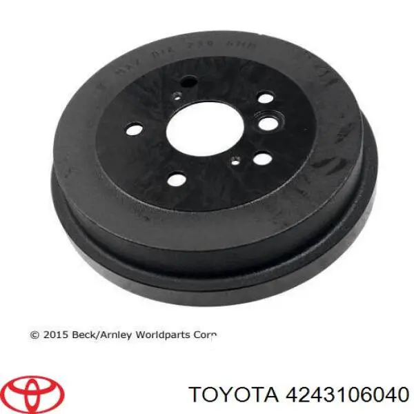 Барабан гальмівний задній Toyota 4243106040 ціна, від 24.07 USD