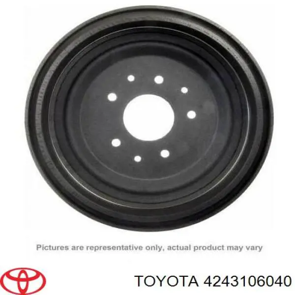 Купити 4243106040 Toyota Барабан гальмівний задній