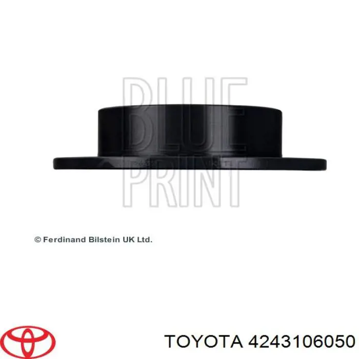 Купити 4243106050 Toyota Диск заднього гальма